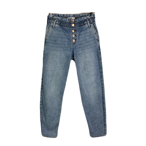 ABERCROMBIE KIDS “High Rise Mini Mom Jean” Girls Size 11/12 - Picture 1 of 8